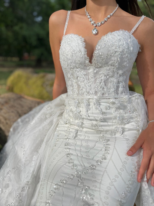 Robe de Mariée CAMELIA - 2 en 1 – Sirène & Princesse en un seul modèle
